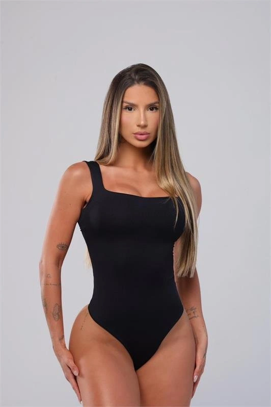 Body Alça Larga Decote Quadrado Juliete — vista 2